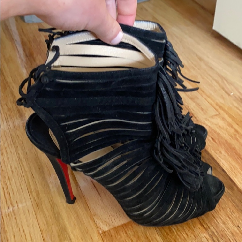 Black Louboutin Deva 120 Heels